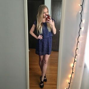 Chiffon Microprint Summer Dress